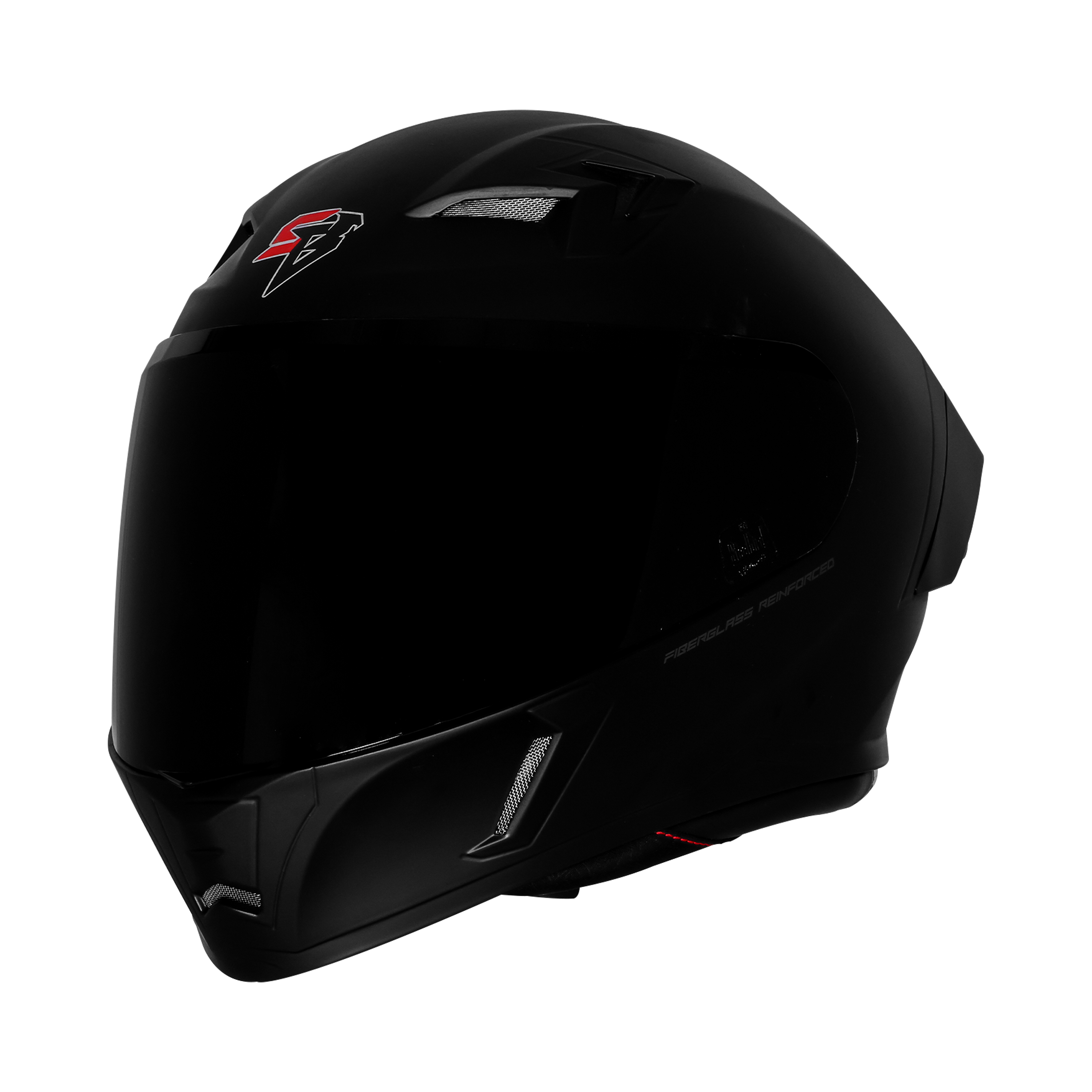 STEELBIRD SBA-11 TORNADO ISS GLOSSY SIGNATURE BLACK C/V 600 MM WITH EXTRA SMOKE VISOR-DOT CERTIFIED