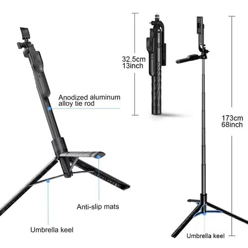 K29 ULTRA LONG SELFIE STICK / TRIPOD STAND - 2.15METER LONG K29 ULTRA LONG SELFIE STICK / TRIPOD STAND - 2.15METER LONG