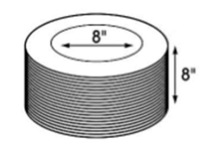 FLEJE NEGRO DE POLIPROPILENO CORE 9 X 8 DE 9900'