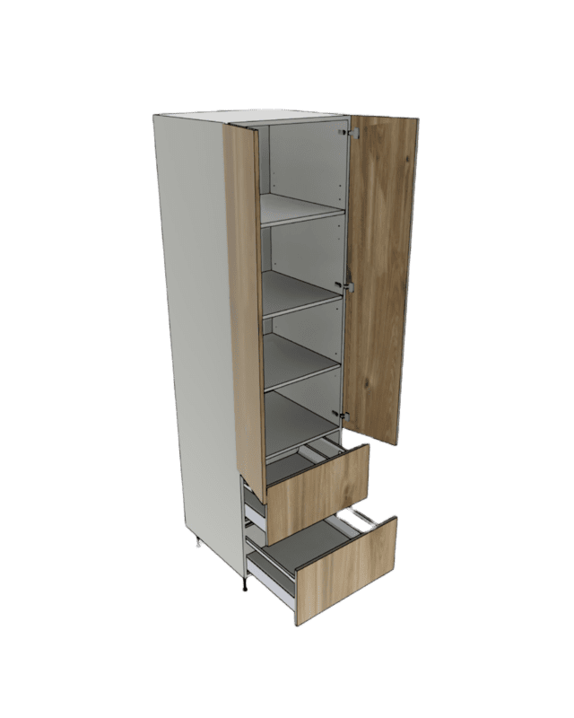 TALL PANTRY 2 DRAWER 2 DOOR CUSTOM