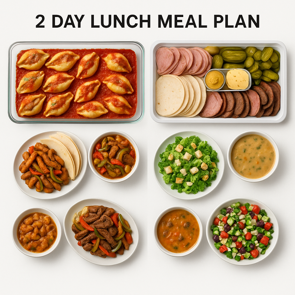 2-Day Lunch Meal Plan