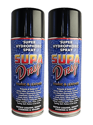 Supa Dry Fabric & leather 2 pack - 400ml
