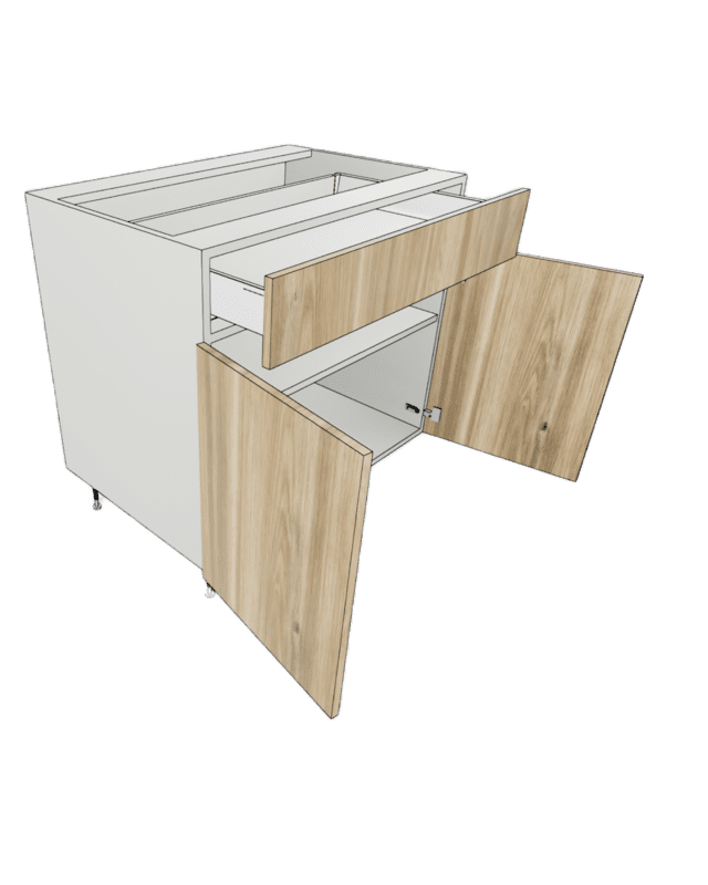 BASE CABINET 2 DOOR 1 DRAWER
