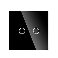 ZigBee 2 Gang Switch - Black