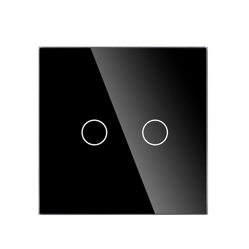ZigBee 2 Gang Switch - Black