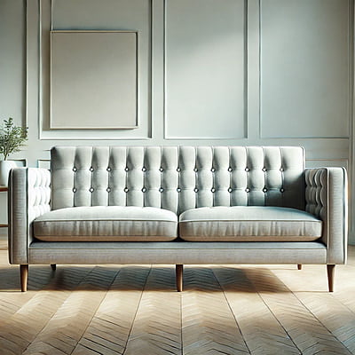 Gunmala Handicrafts Classic Button-Tufted 2-Seater Sofa Gunmala Handicrafts Classic Button-Tufted 2-Seater Sofa