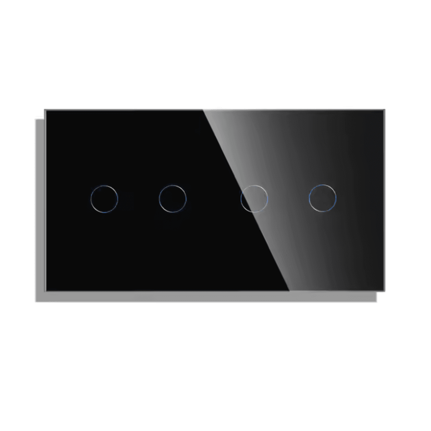 Zigbee 2+2 Gang Switch - Black Zigbee 2+2 Gang Switch - Black