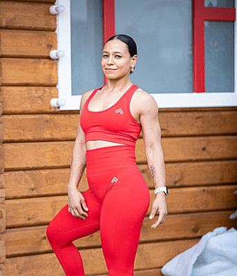 Ange - Red Seamless Legging Ange - Red Seamless Legging