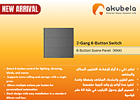 2-Gang 6-Button Switch