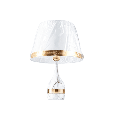 تيبل لامب ابيض مع ذهبي