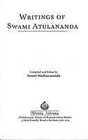 Writings of Swami Atulananda Writings of Swami Atulananda