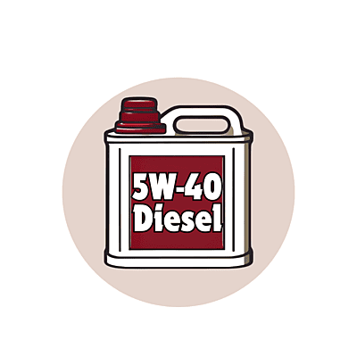 5W-40 Oil Change (DIESEL)