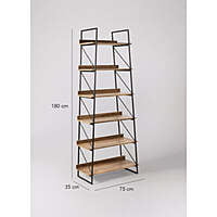 Wisconsin Wood + Metal Bookshelf Wisconsin Wood + Metal Bookshelf