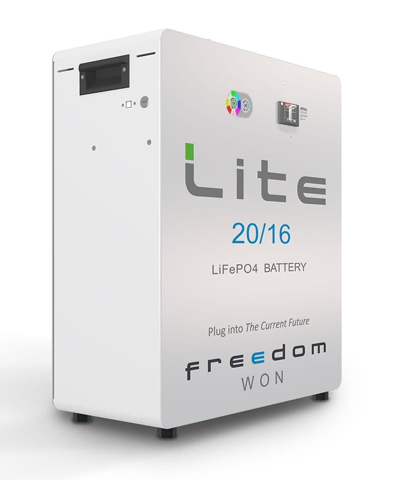 12.0 kW Blue Mountain 3-Phase Hybrid - FREEDOM WON Combo, c/w 20.0 kWh Lithium Battery