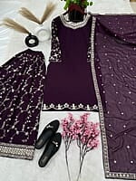 B501: Beautiful Georgette Plazzo Sets