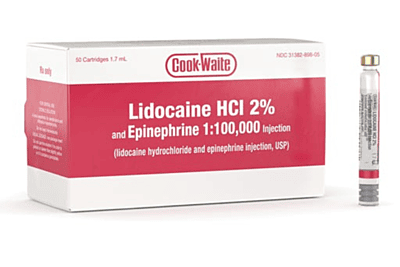 Lidocaine HCL 2% with Epinephrine