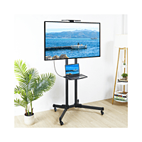 Roller TV Stand Display Up to 65" MODEL YD1500 | BRACKETS