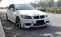 BMW E90 LCI 1M Style Front Bumper with Lip Splitter (2008–2012)