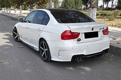BMW E90 LCI 1M Style Rear Bumper (2008–2012)