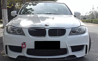 BMW E90 LCI 1M Style Front Bumper with Lip Splitter (2008–2012)