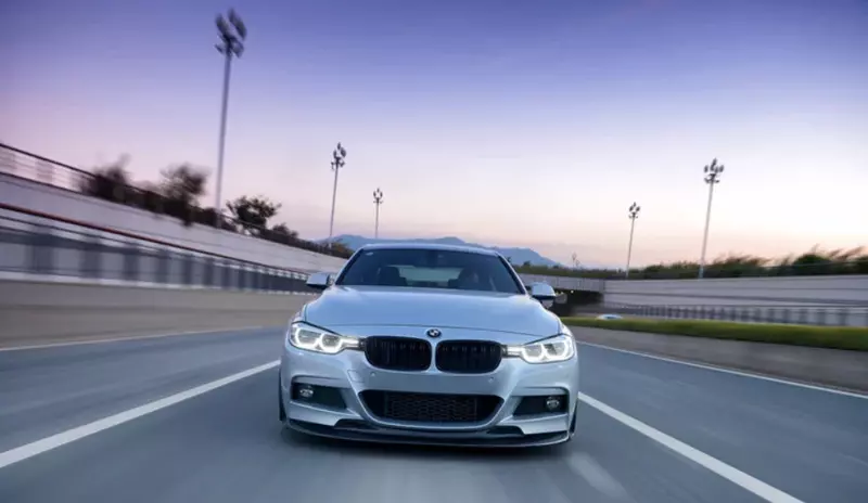 BMW F30 / F35 M-Tech GV Style Carbon Fiber Front Lip & Caps (2013–2019) BMW F30 / F35 M-Tech GV Style Carbon Fiber Front Lip & Caps (2013–2019)