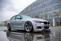 BMW F30 / F35 M-Tech GV Style Carbon Fiber Front Lip & Caps (2013–2019)