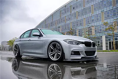 BMW F30 / F35 M-Tech GV Style Carbon Fiber Front Lip & Caps (2013–2019) BMW F30 / F35 M-Tech GV Style Carbon Fiber Front Lip & Caps (2013–2019)