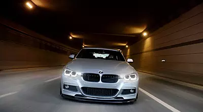 BMW F30 / F35 M-Tech GV Style Carbon Fiber Front Lip & Caps (2013–2019) BMW F30 / F35 M-Tech GV Style Carbon Fiber Front Lip & Caps (2013–2019)