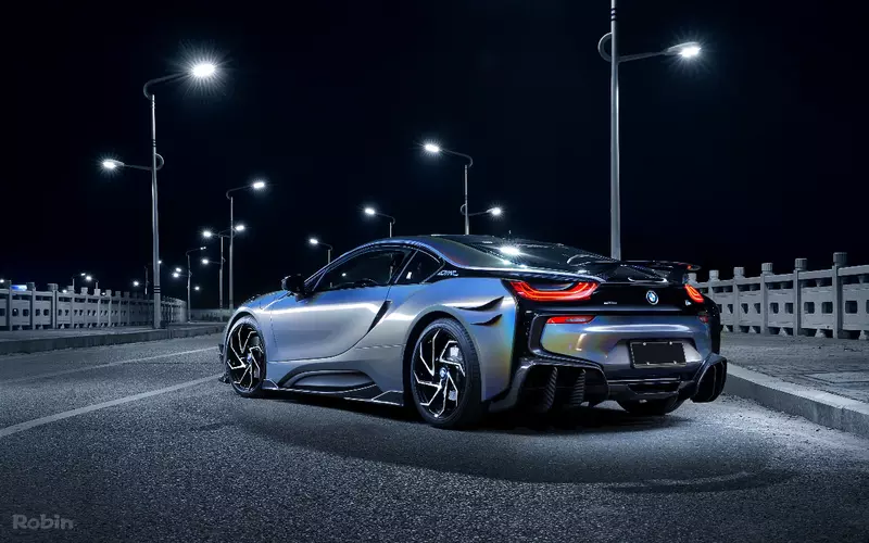 BMW i8 BZK Carbon Fiber Rear Diffuser (2014–2018)