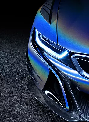 BMW i8 BZK Carbon Fiber Front Canards (2014–2018)