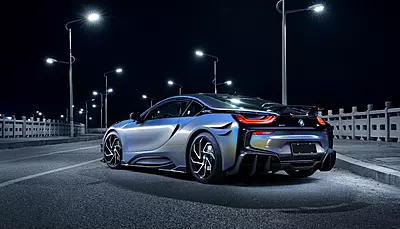 BMW i8 BZK Carbon Fiber Rear Canards (2014–2018)