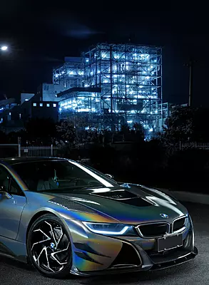 BMW i8 BZK Carbon Fiber Front Canards (2014–2018)