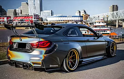 BMW M4 GTS2 Style Carbon Fiber Trunk Spoiler (2014–2023)