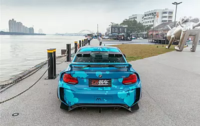 BMW M2 F87 VR Style Wide Full Body Kit – Partial Carbon Fiber (2016–2020)