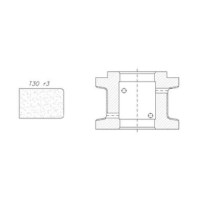 Marmo Elettromeccanica EHS Profile Wheel - Line 60, P3 Metal, T30/r3