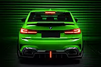 BMW 3 Series G20/G28 Carbon Fiber Rear Diffuser | BKSS Style (2019–2022)