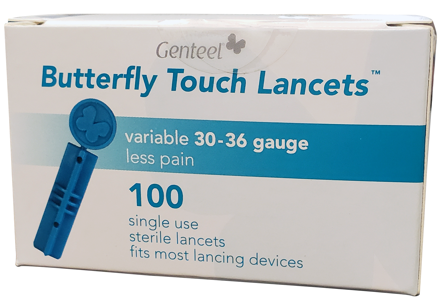 Genteel Butterfly Touch Lancets
