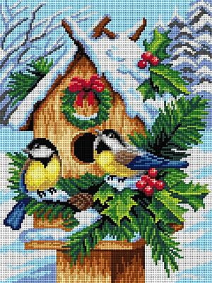 Tits - Tela per ricamo mezzopunto 30x40 cm