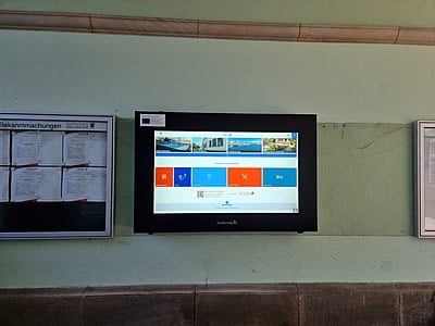 destination.kiosk 55-Zoll OUTDOOR (Wandmontage Querformat)