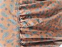 Dark Orange Paisley Print Shirt Dark Orange Paisley Print Shirt