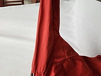 Red Cotton Shirt w/Floral Embroidery Red Cotton Shirt w/Floral Embroidery