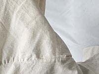 Cream Cotton Shirt w/Shortened Sleeves Cream Cotton Shirt w/Shortened Sleeves