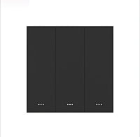 Zigbee 3 Gang Key Switch-EU - Black Zigbee 3 Gang Key Switch-EU - Black