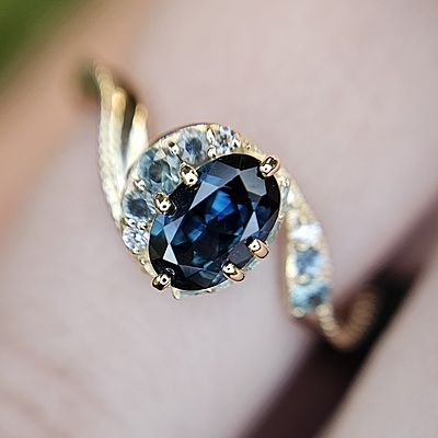 'Ocean Moon' Ring