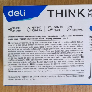 DELI U00230 WHITEBOARD MARKER BLUE CHI DELI U00230 WHITEBOARD MARKER BLUE CHI