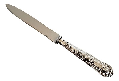 English Sterling Handle Letter Opener/Stainless Blade. SKU:C2066