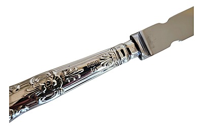 English Sterling Handle Letter Opener/Stainless Blade. SKU:C2066