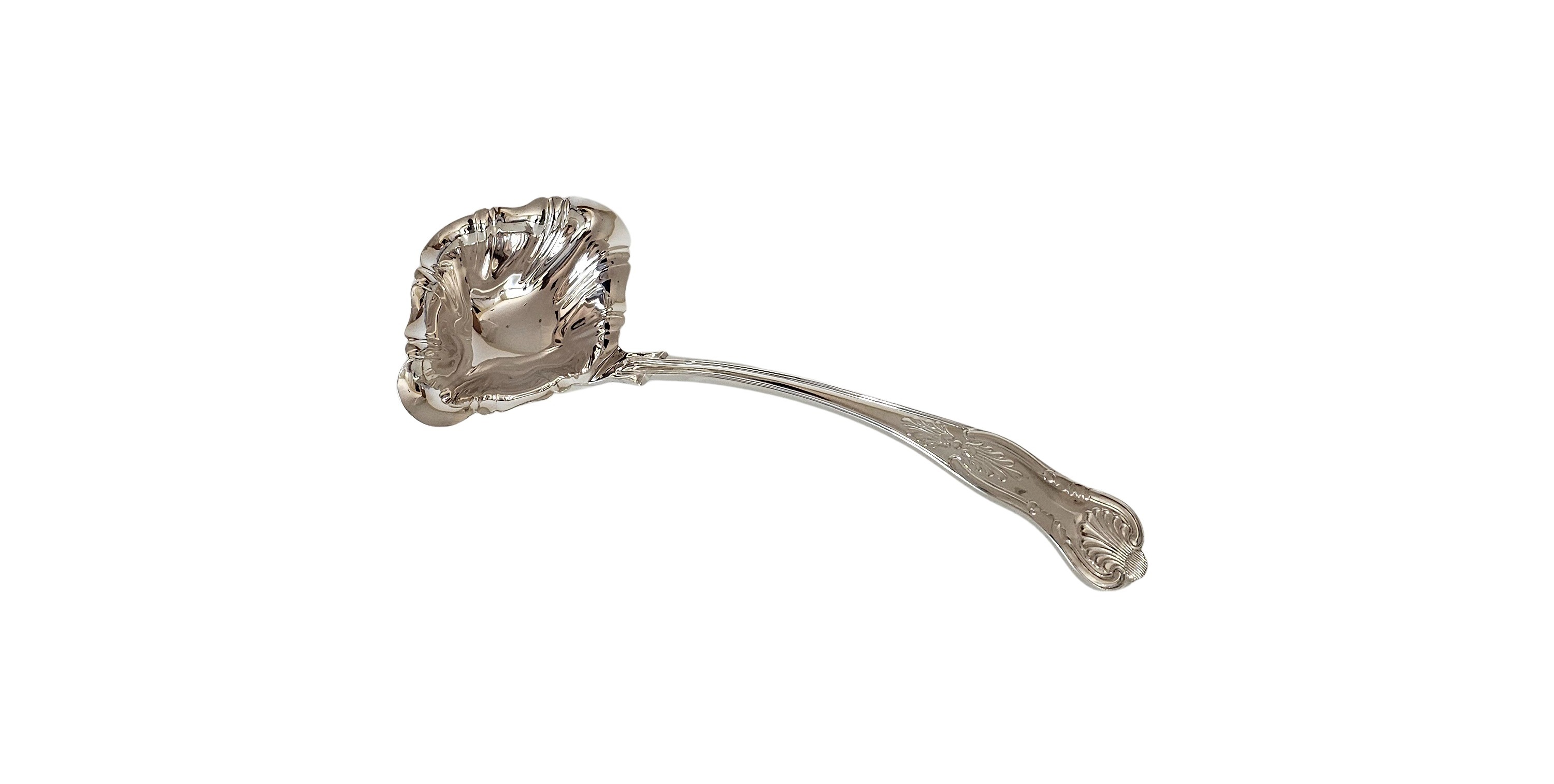 Punch Ladle-Kings Pattern English Silver Plate c.1900. SKU:ANT4356.