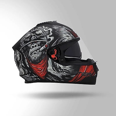 STUDDS DRIFTER D3 MATT BLACK N4 GREY D/V (XL)