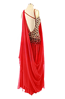 Vibrant Red Smooth Dress